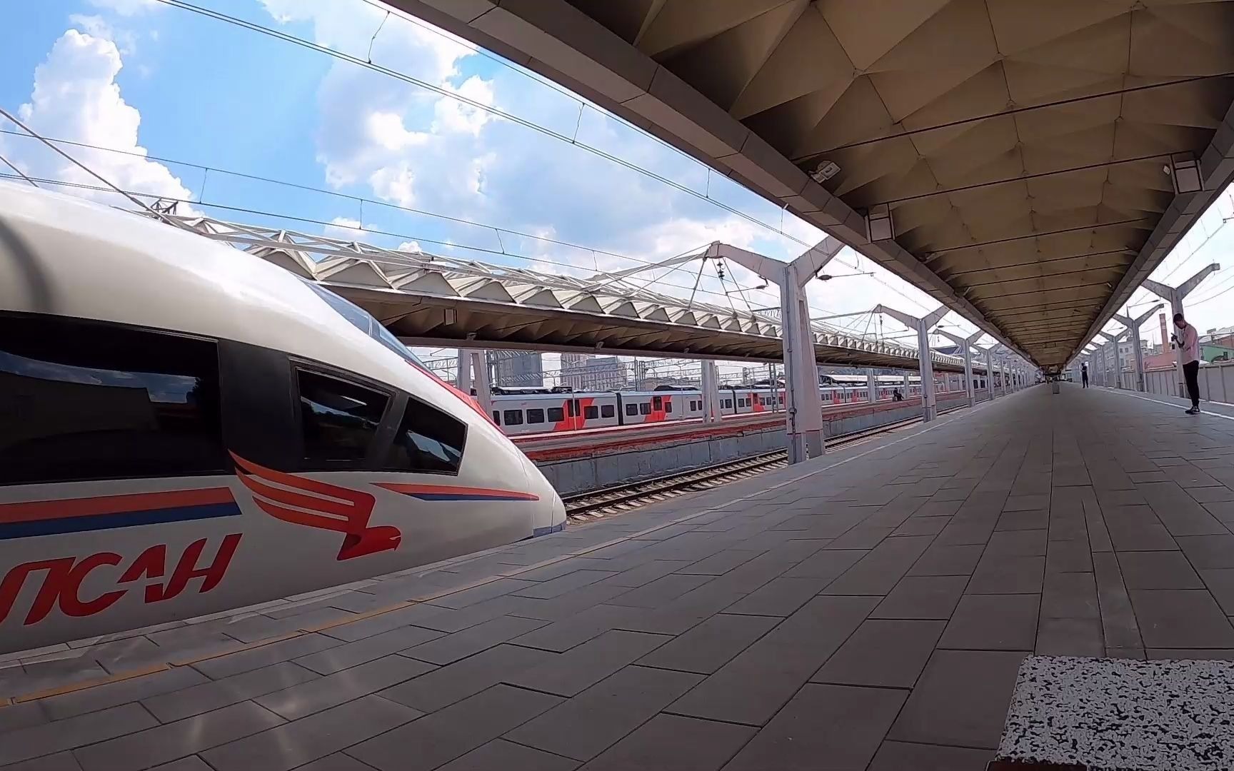 【俄铁】ЭВС1游隼号高速动车组列车_哔哩哔哩_bilibili