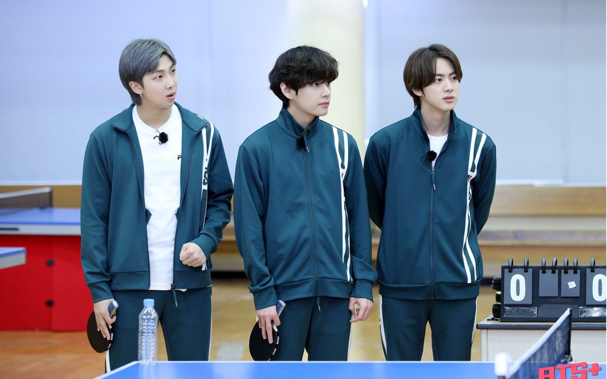 防弹少年团高清中字跑弹runbtsep138乒乓球比赛第138期