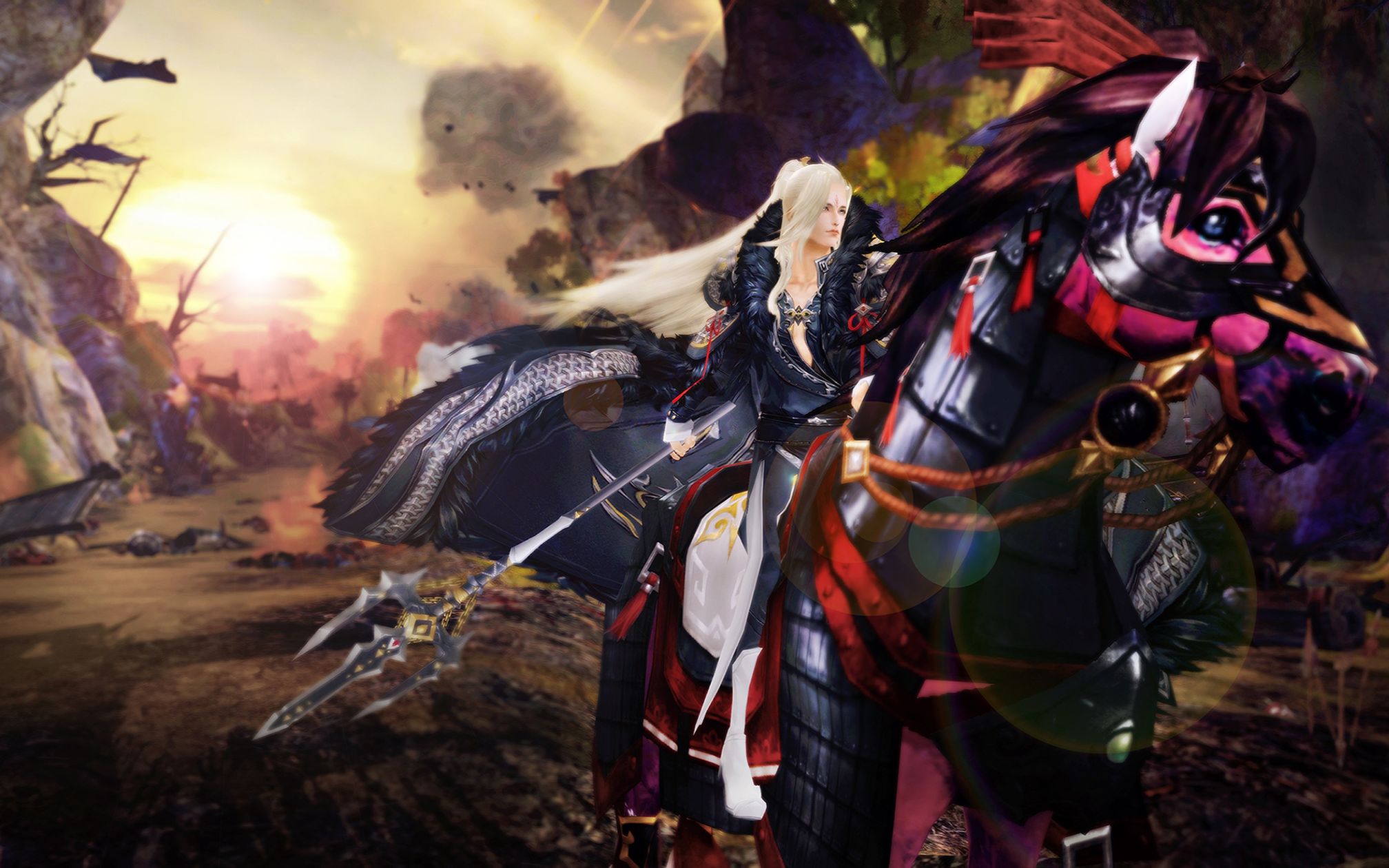 【剑三截图后期】战乱·枫华 军爷 一个摸鱼过程