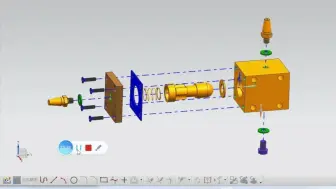 Скачать видео: NX8.0综合练习-发信器零件建模+装配体+爆炸视图