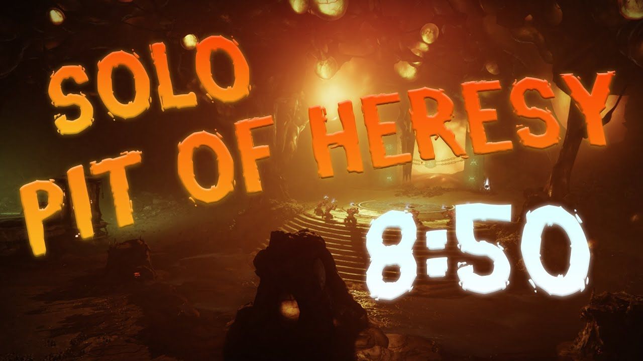 【命运2】异端深坑单人速通世界纪录[8:50]【crow】