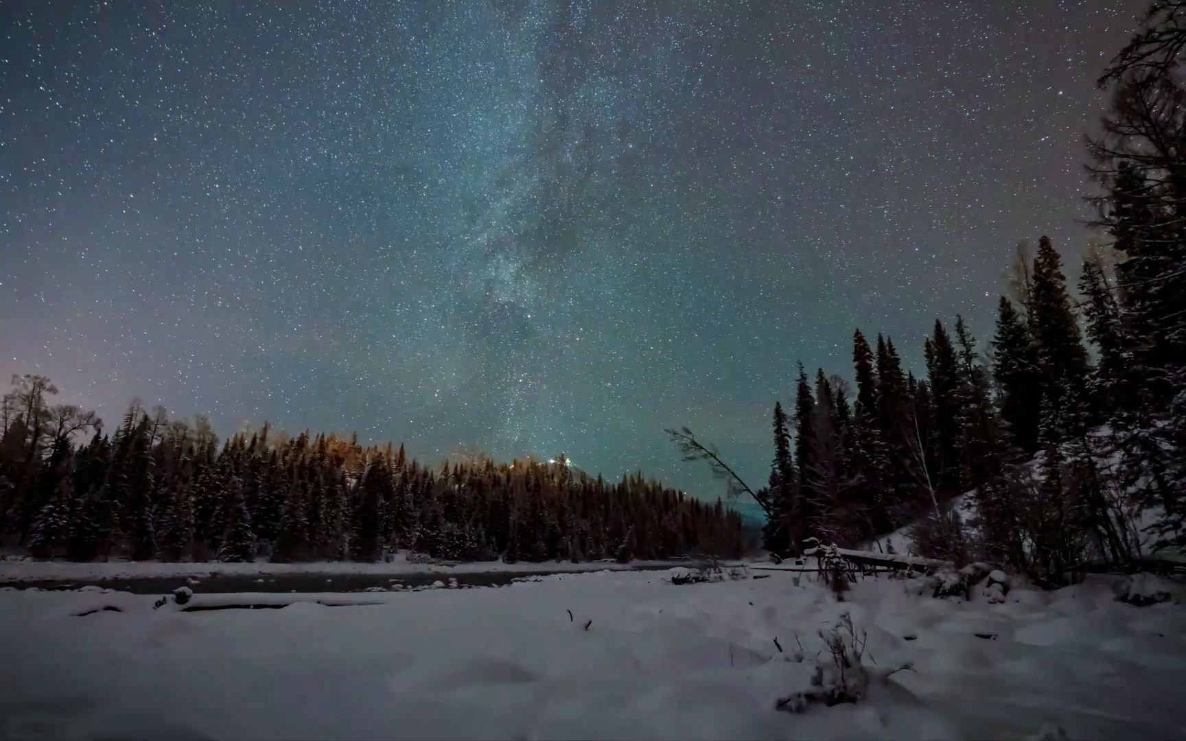 【美丽新疆】喀纳斯的星空