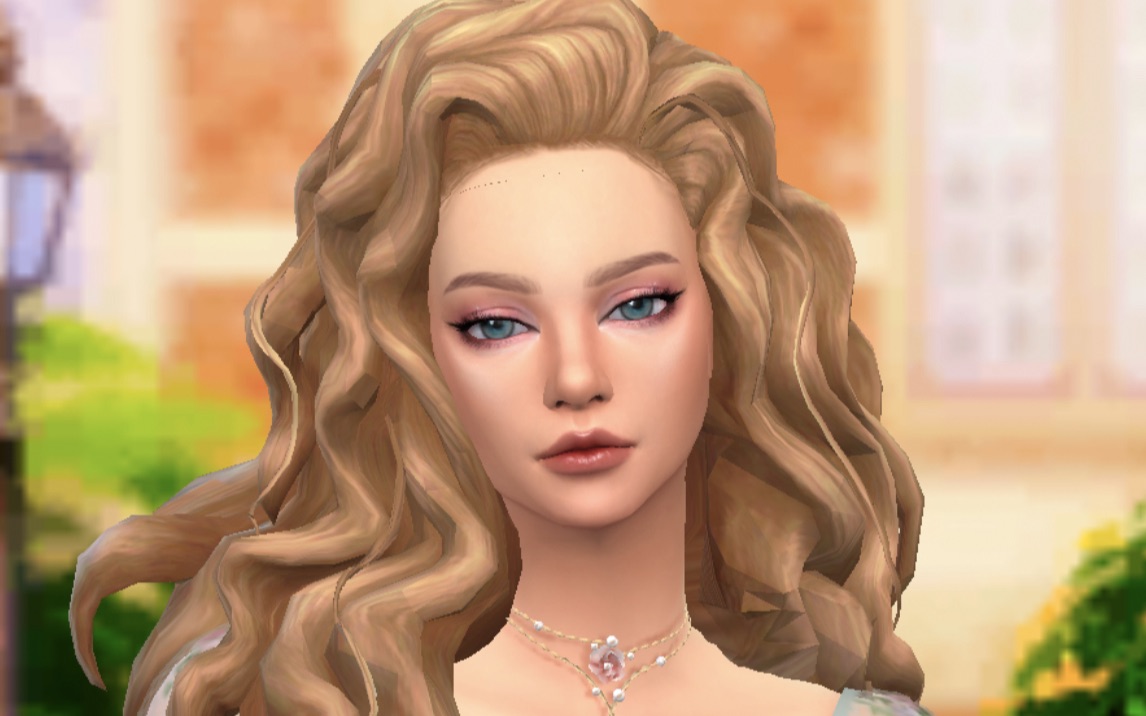 模拟人生4人物分享ea风捏一只猫猫眼芭比附4套穿搭