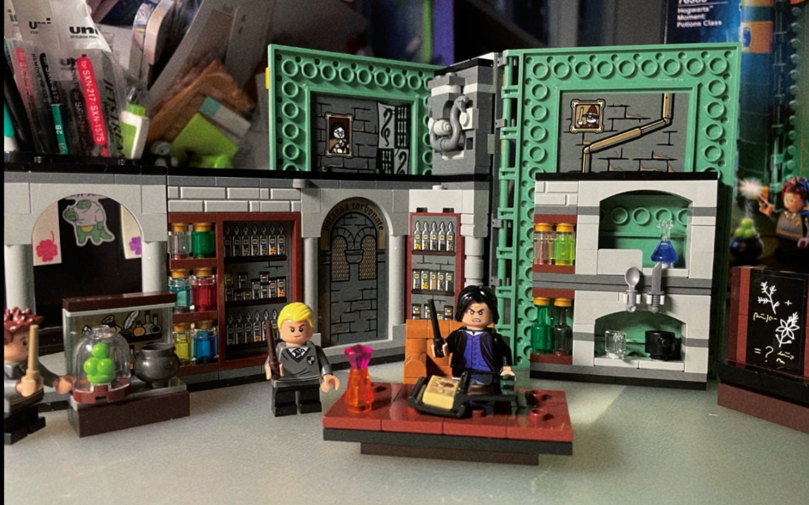 lego哈利波特魔法书魔药课76383拼搭全过程