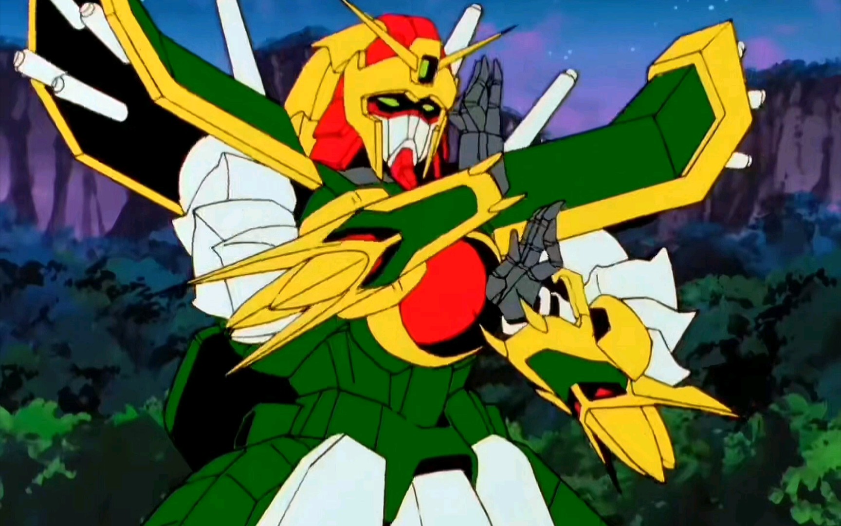 机动武斗传g高达第十九集飞龙高达vs重型高达