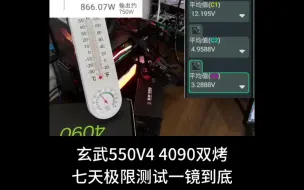 Download Video: [七天双烤]玄武550V4 4090七天极限烤机留念