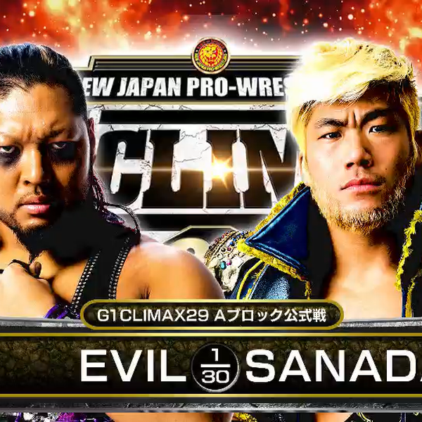 4.25星】EVIL vs. SANADA - NJPW.2019.07.18.G1.Climax.29.Day.5_哔哩 