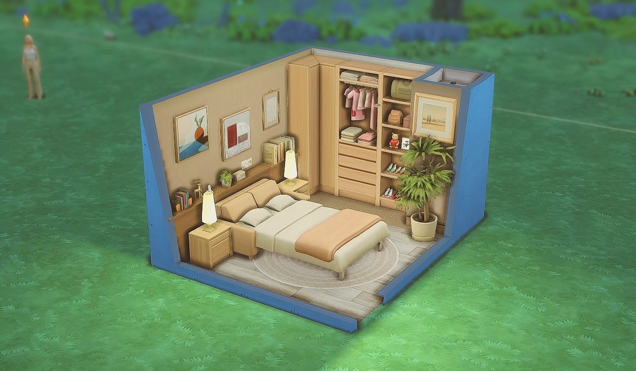 模拟人生4—现代风卧室定格速建