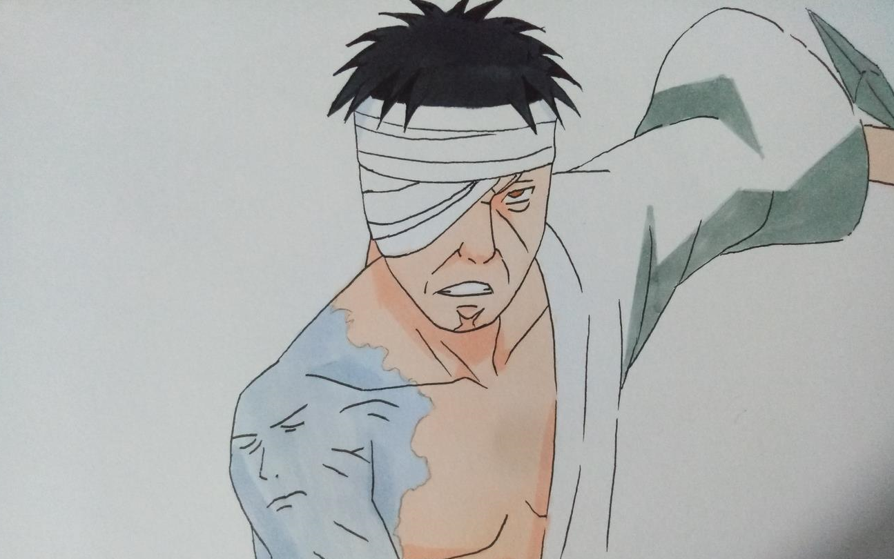 火影忍者# 一位粉丝让我画的团藏(.