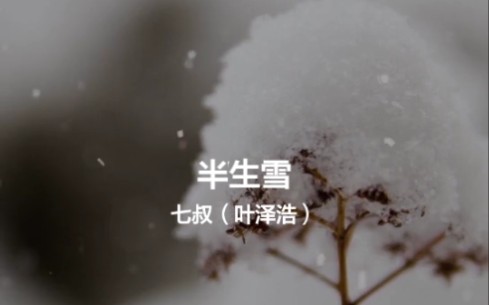 [图]半生雪-七叔（叶泽浩）