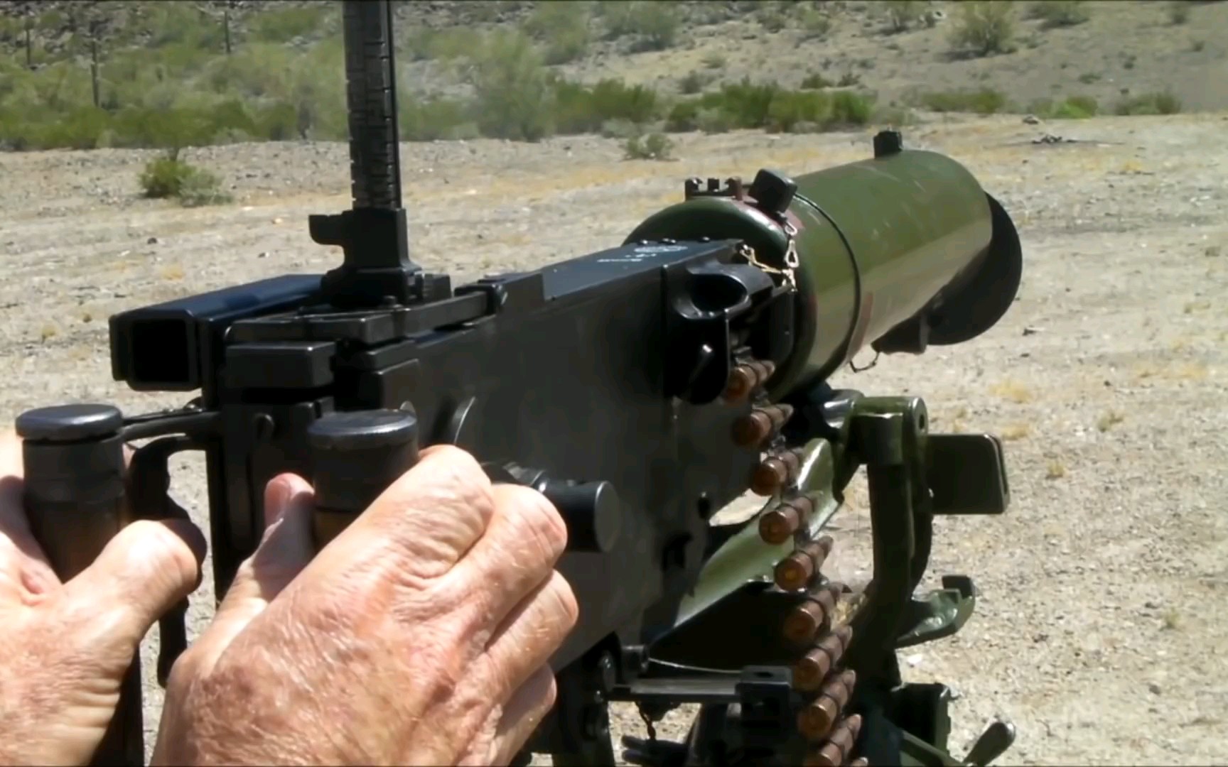 【军事装备】实弹射击 中国 二四式重机枪  宁造二四式七九马克沁重