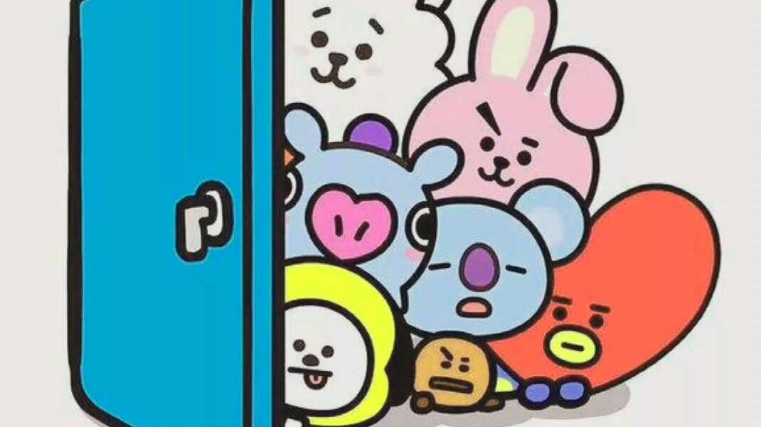手画bt21,手残党伤不起
