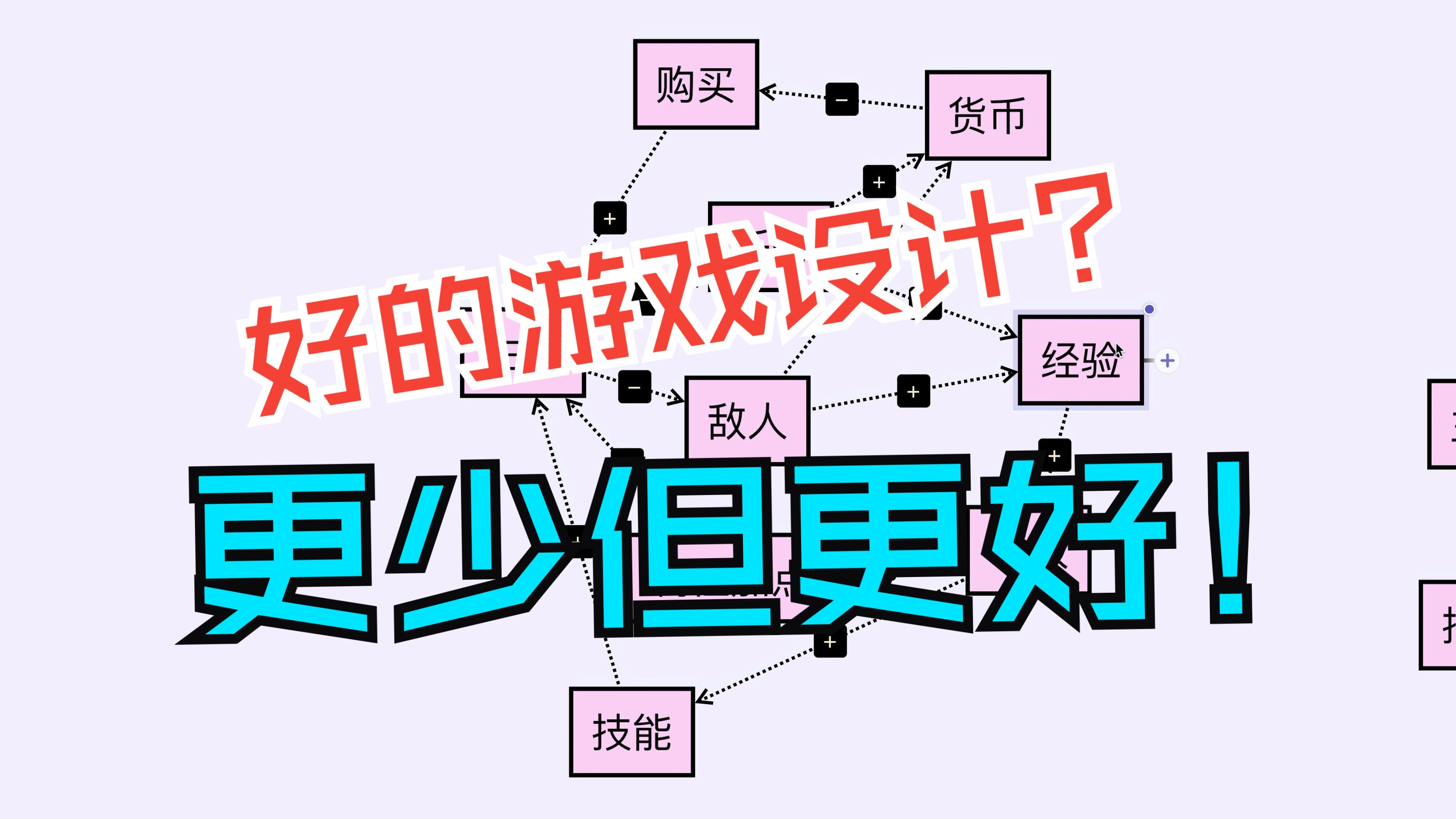 什么是好的游戏设计?更少但更好!(做减法)| 游戏设计 | 游戏系统设计 | 游戏分析 | 游戏系统分析哔哩哔哩bilibili