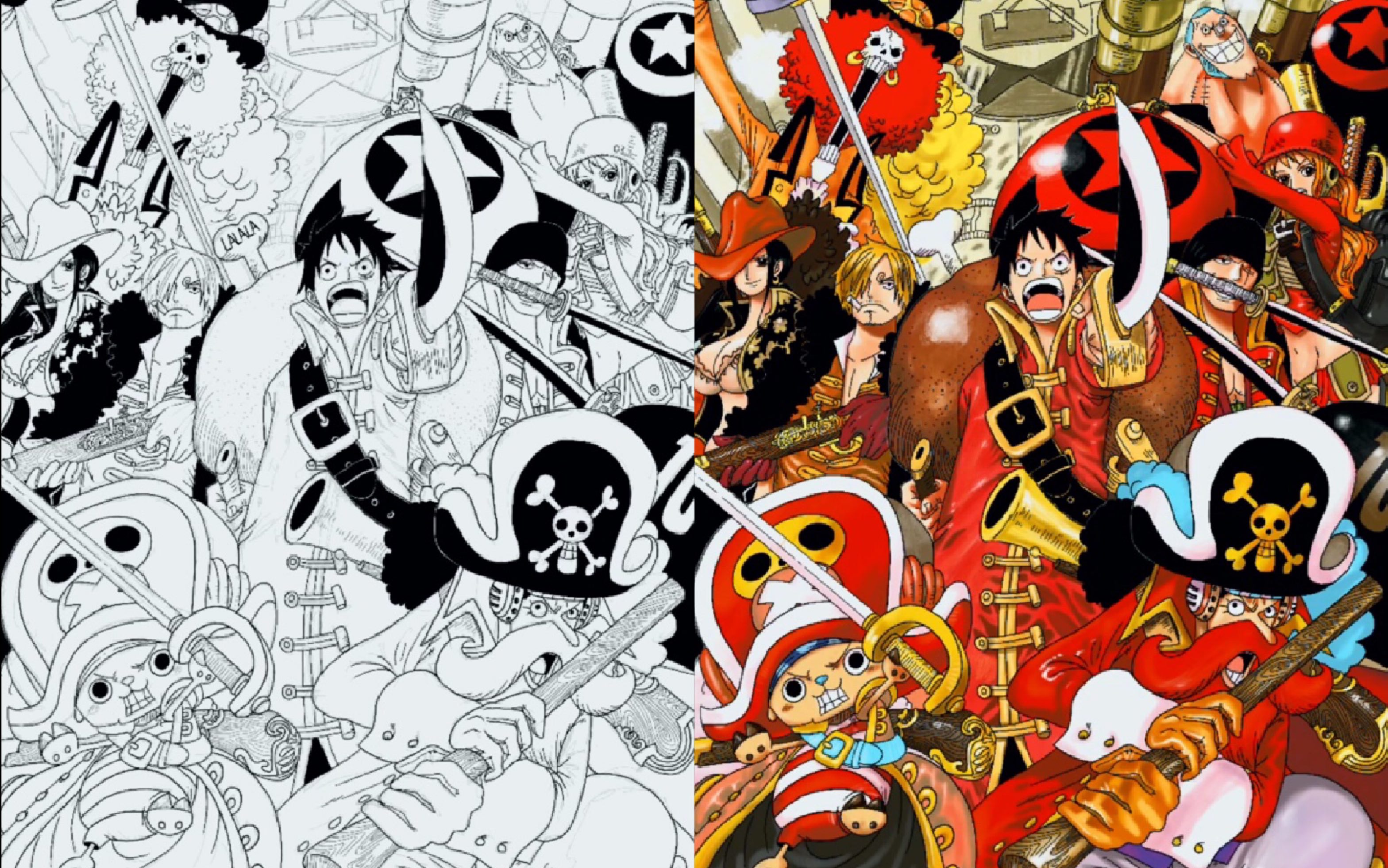 海贼王|板绘练习|绘画过程