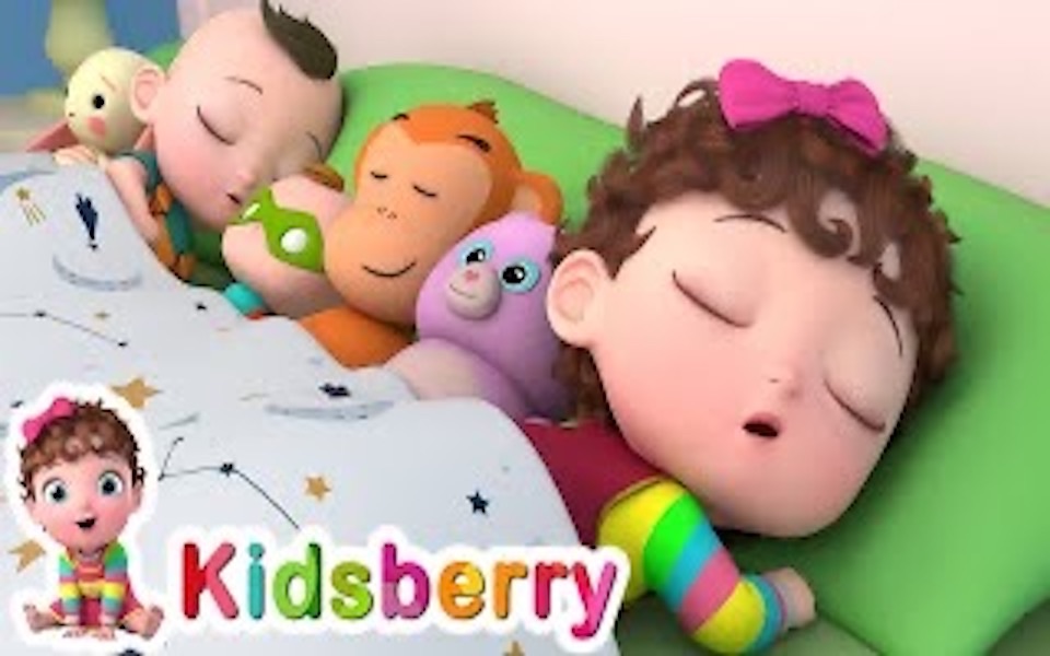 [图]Ten in the Bed 十在床上（数字歌）- Kidsberry