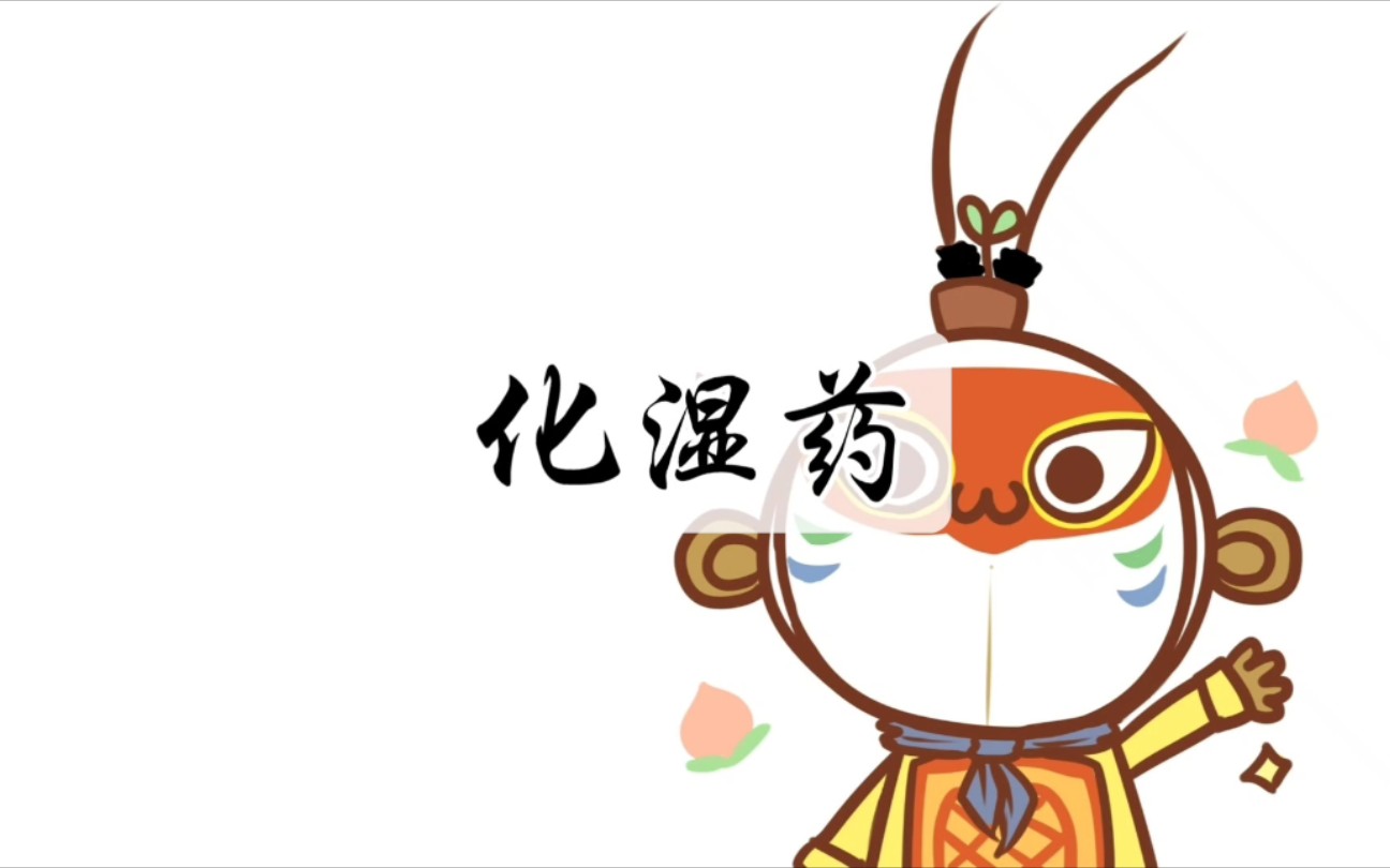 「中药」打卡表·中药功效背诵—化湿药_哔哩哔哩_bilibili