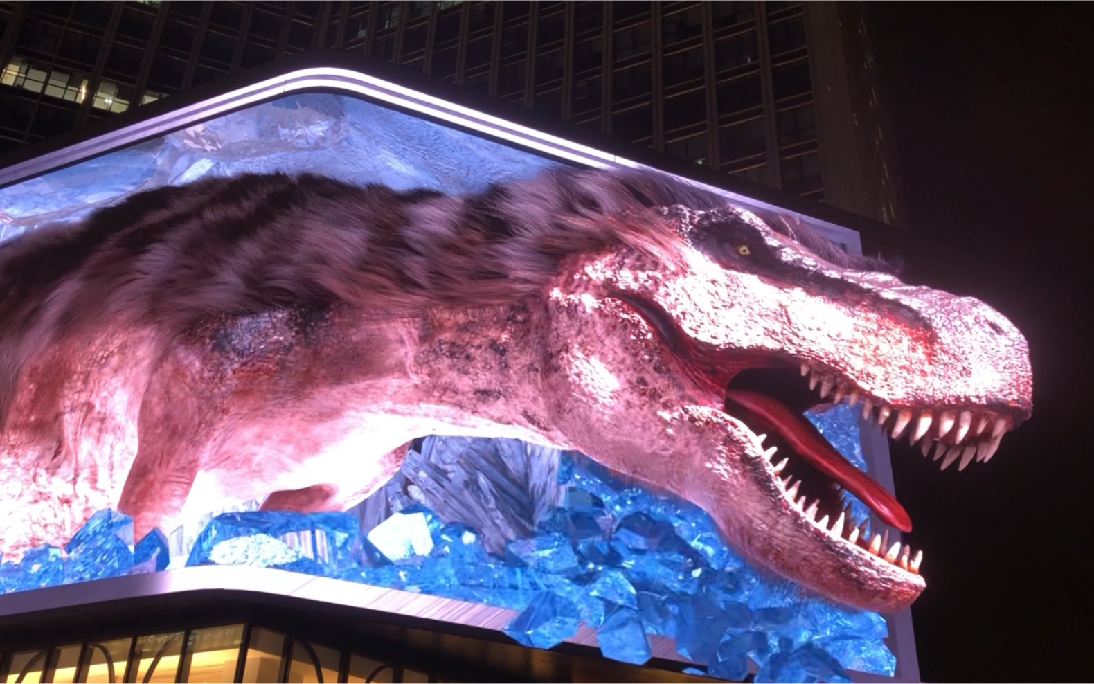 四川成都春熙路远洋太古里 裸眼3d广告 街景