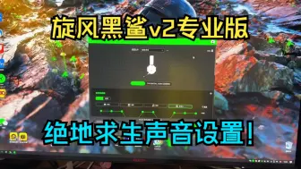 Download Video: 旋风黑鲨v2专业版新款，绝地求生声音设置！