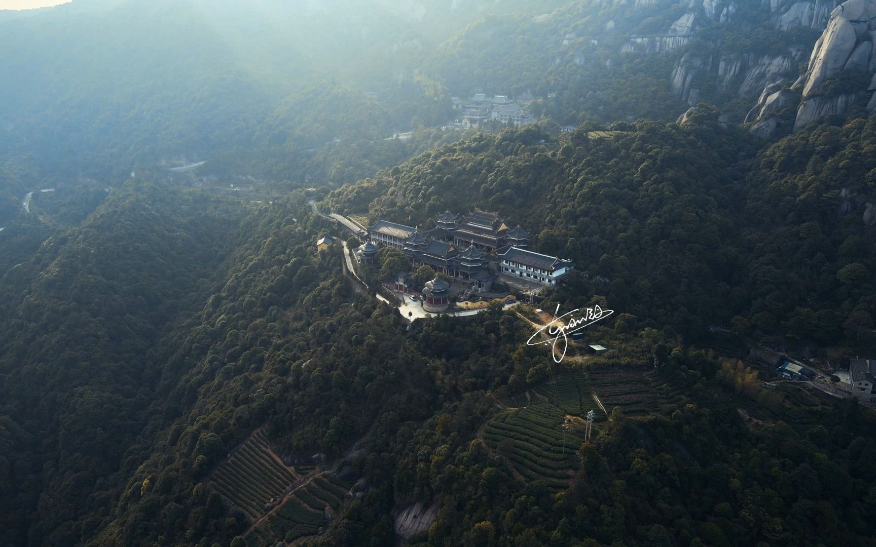 航拍丨福建福鼎太姥山国家级风景名胜区哔哩哔哩bilibili