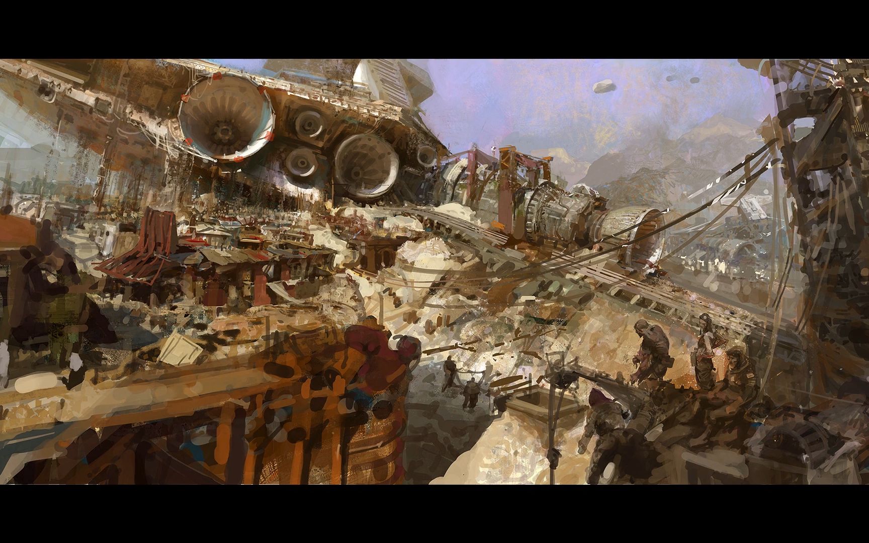 cg插画祖师爷craig mullins绘图全过程加速版(2020)-长门有希yuki_n