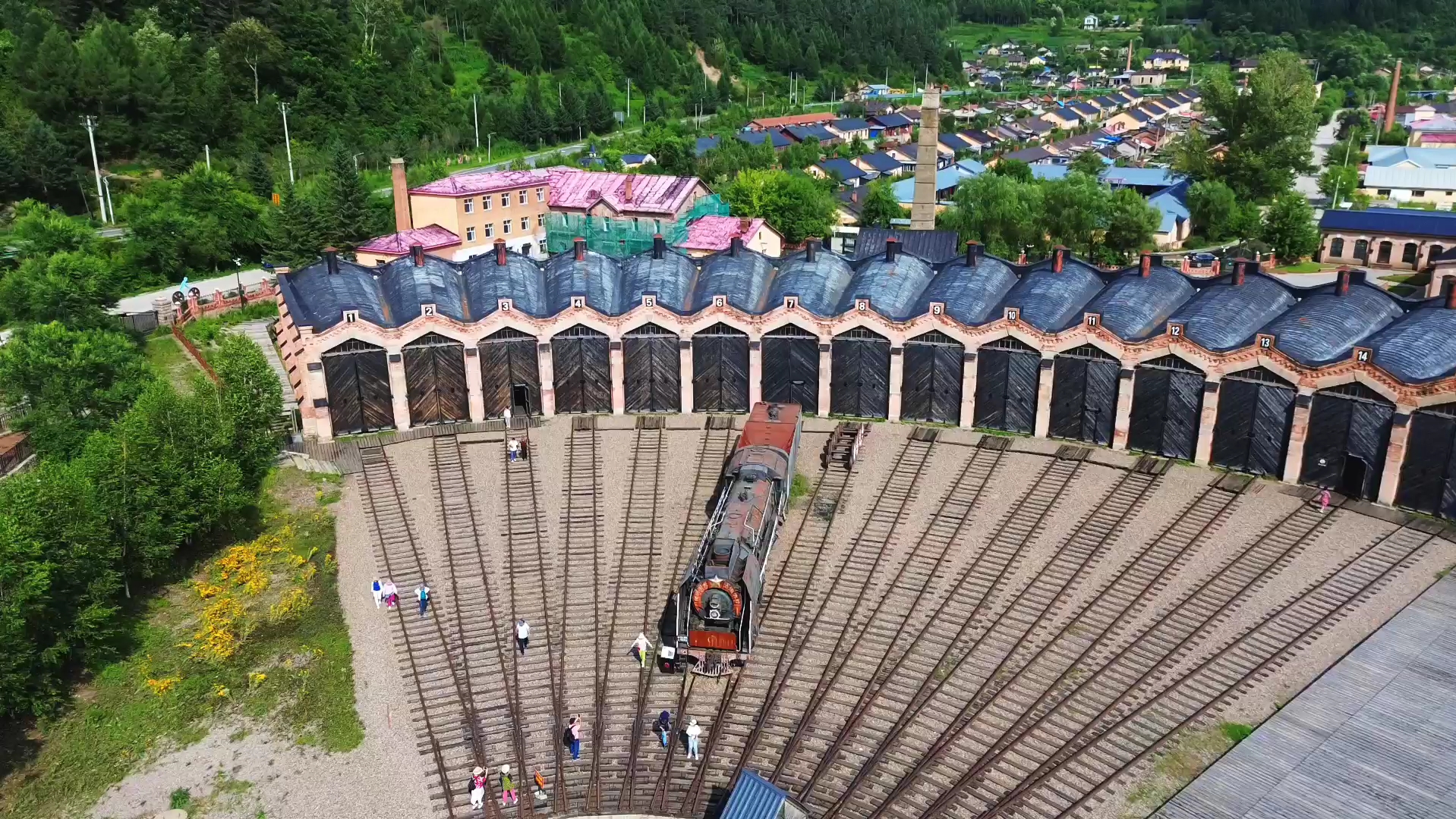 中东铁路大巡游——横道河子机车库
