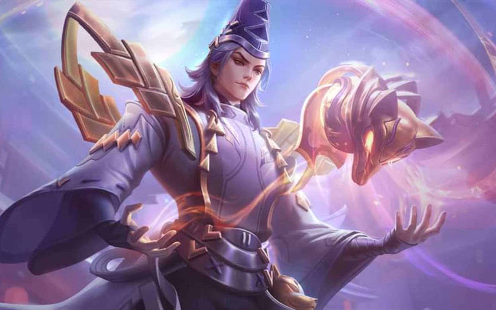 传说对决〕阿莱斯特 金狐术士 造型展示