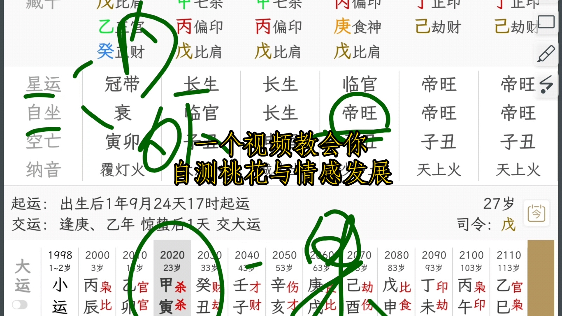 衍学命理秘籍~桃花自测哔哩哔哩bilibili