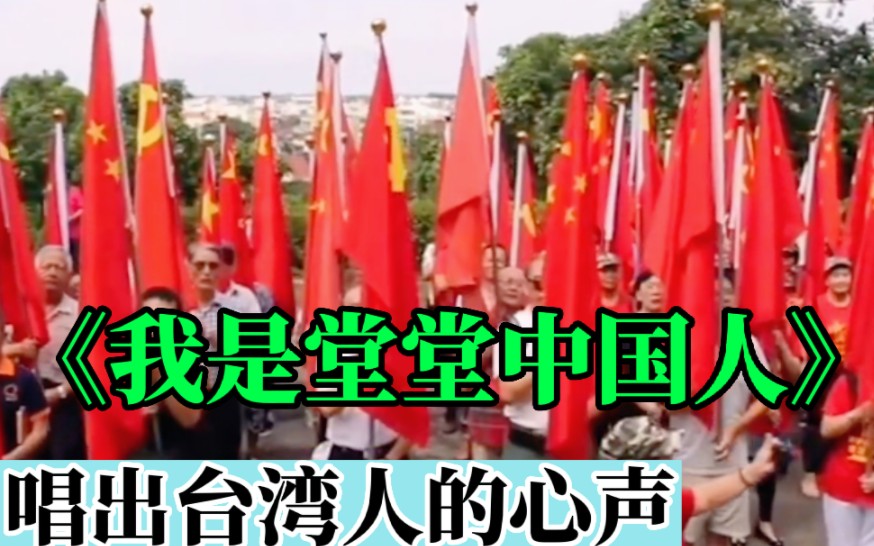 [图]一首台湾歌曲《我是堂堂中国人》唱出了台湾人的心声，太感人了！