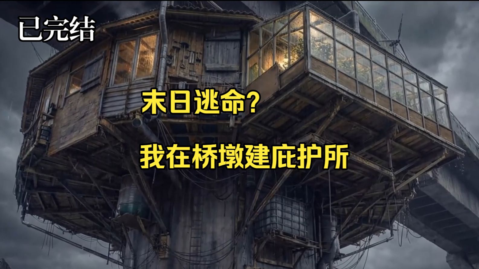 【已完结】人人逃命，为何我偏在桥墩筑庇护所？一口气看完！