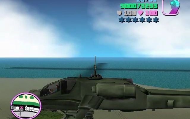 侠盗猎车手罪恶都市阿帕奇直升机