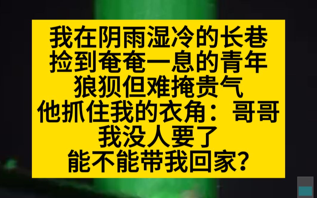 [图]【原耽推文】我在巷子里捡到奄奄一息的青年，他：哥哥我没有人要了