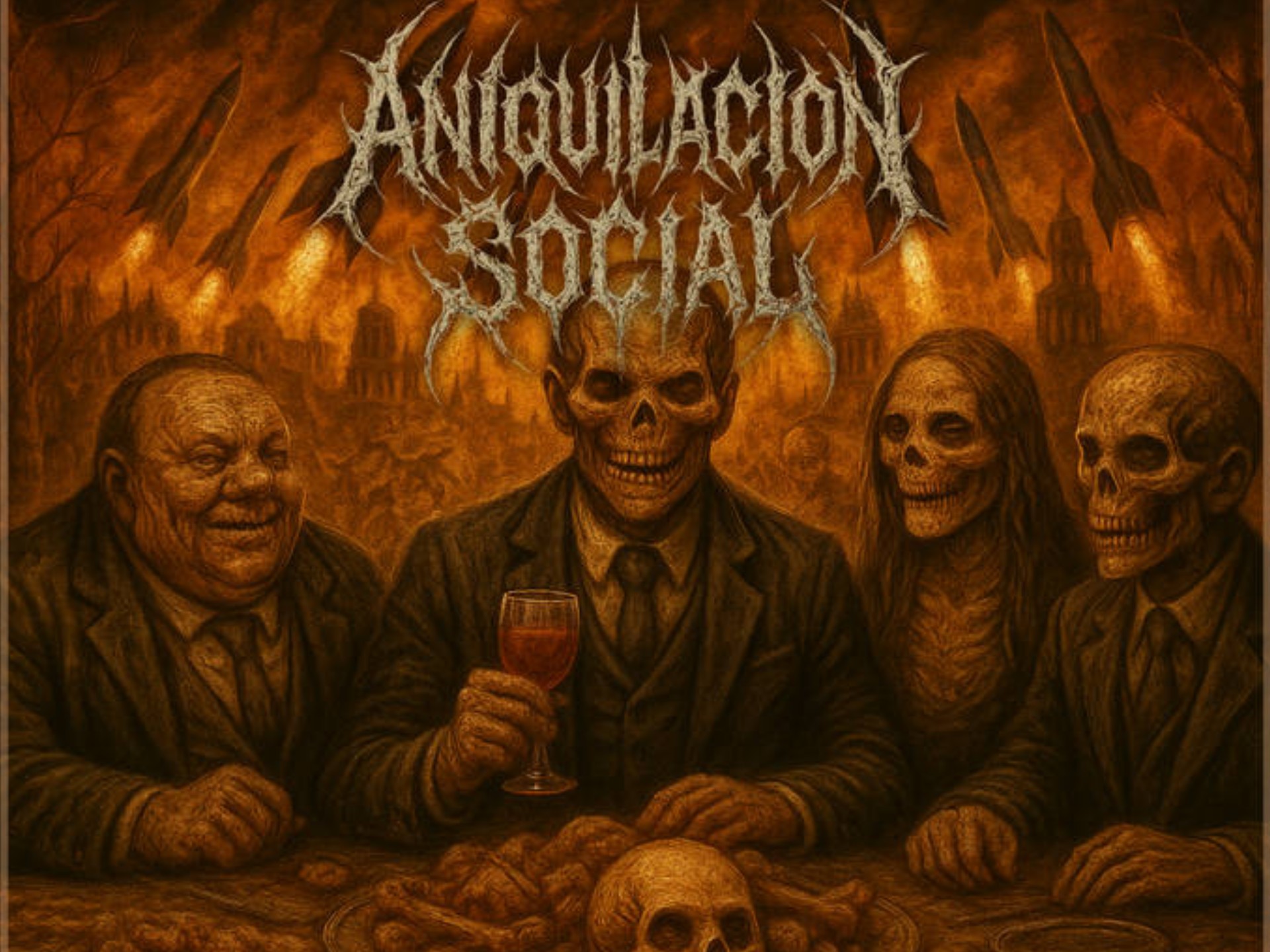 阿根廷 残酷死亡金属/金属核 aniquilación social – holocausto de