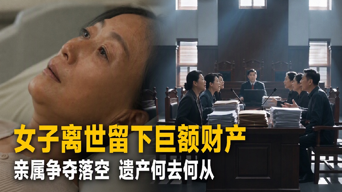 41岁独身女子离世，叔叔姑姑舅舅姨妈9人争遗产，法院：房产归国家（编辑：嘉忆）