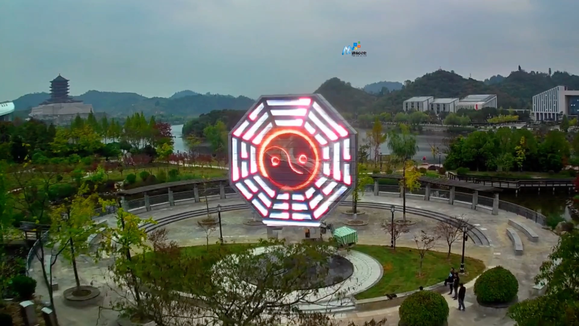 2023年最新的技术led太极八卦屏,武当山led显示屏#led显示屏