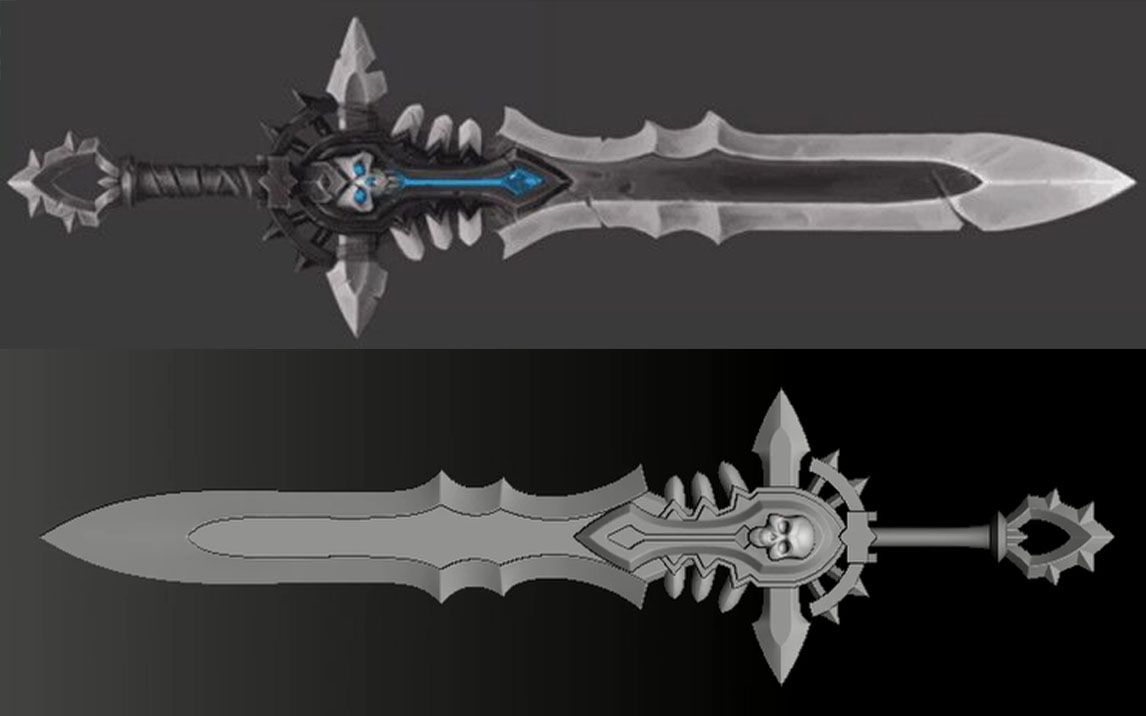 zbrushmaya黑暗魔剑模型制作maya基础教程zbrush基础教程3d游戏建模