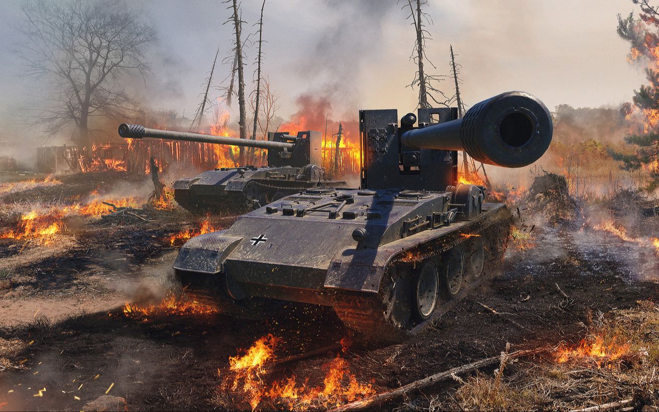 【坦克世界欧战天空】第五十二期 重火力双星(蟋蟀15与t110e3)