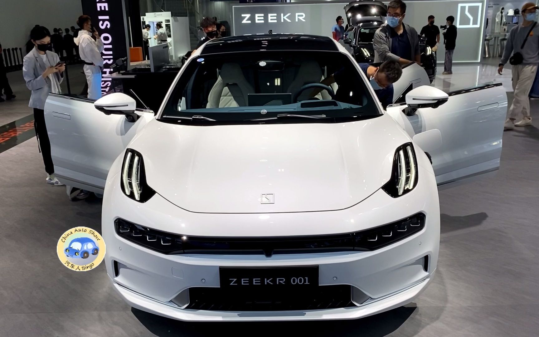 2021款吉利极氪001车展实拍外观内饰静态体验买不买做个参考