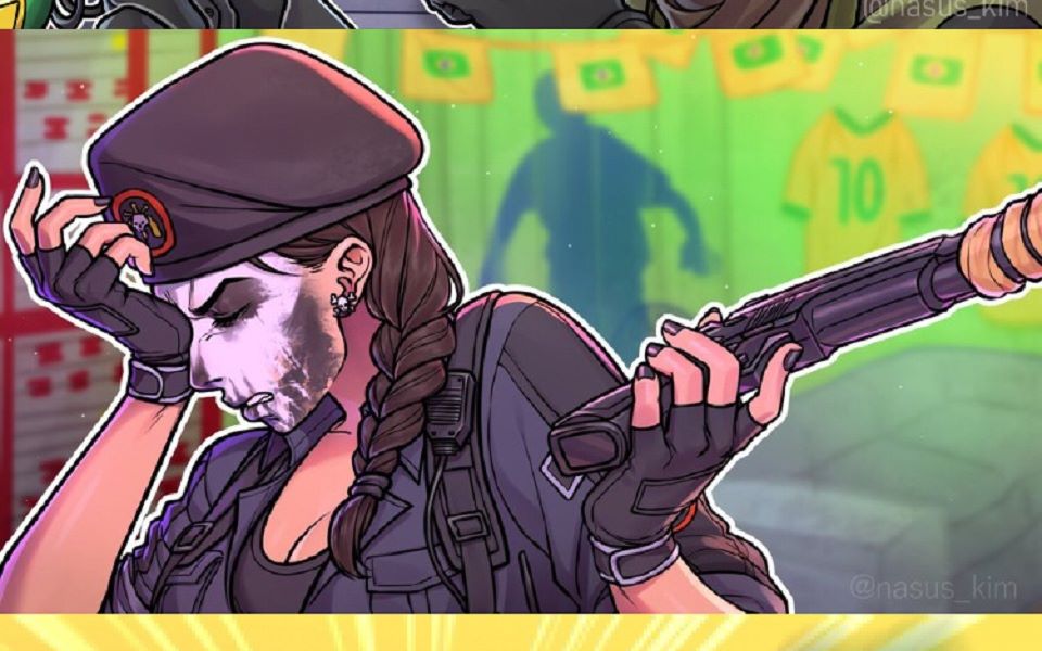 这只女鬼怎么老喜欢审人彩虹六号02