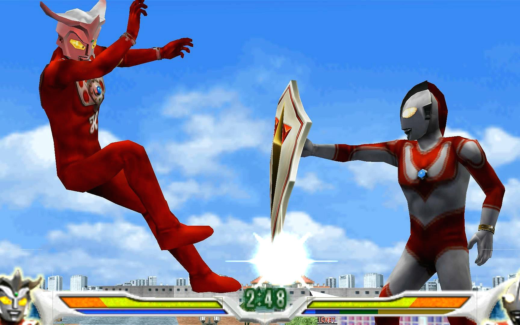 雷欧奥特曼想一个飞踢秒杀杰克不料踢到盾牌上还把自己弄伤了