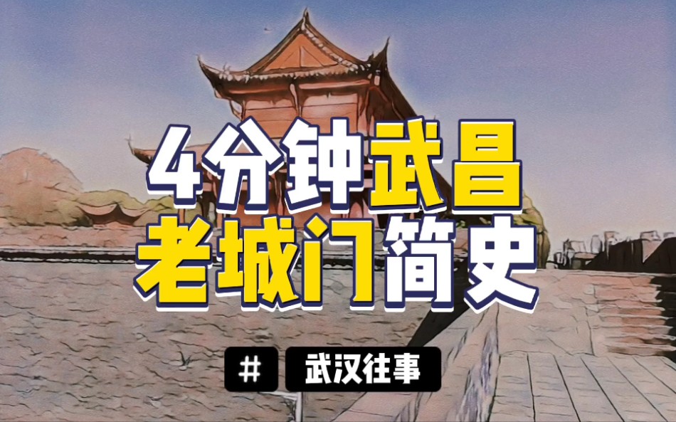 大东门、汉阳门、中和门……4分钟,搞清楚武昌的10座老城门哔哩哔哩bilibili