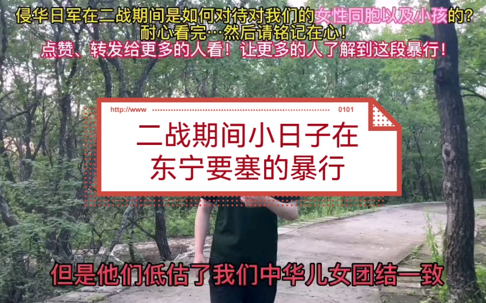 《二》二战期间侵华小日子在黑龙江省牡丹江东宁市东宁要塞的种种滔天罪行,尤其是对孩子和女性同胞实在是残忍之至哔哩哔哩bilibili