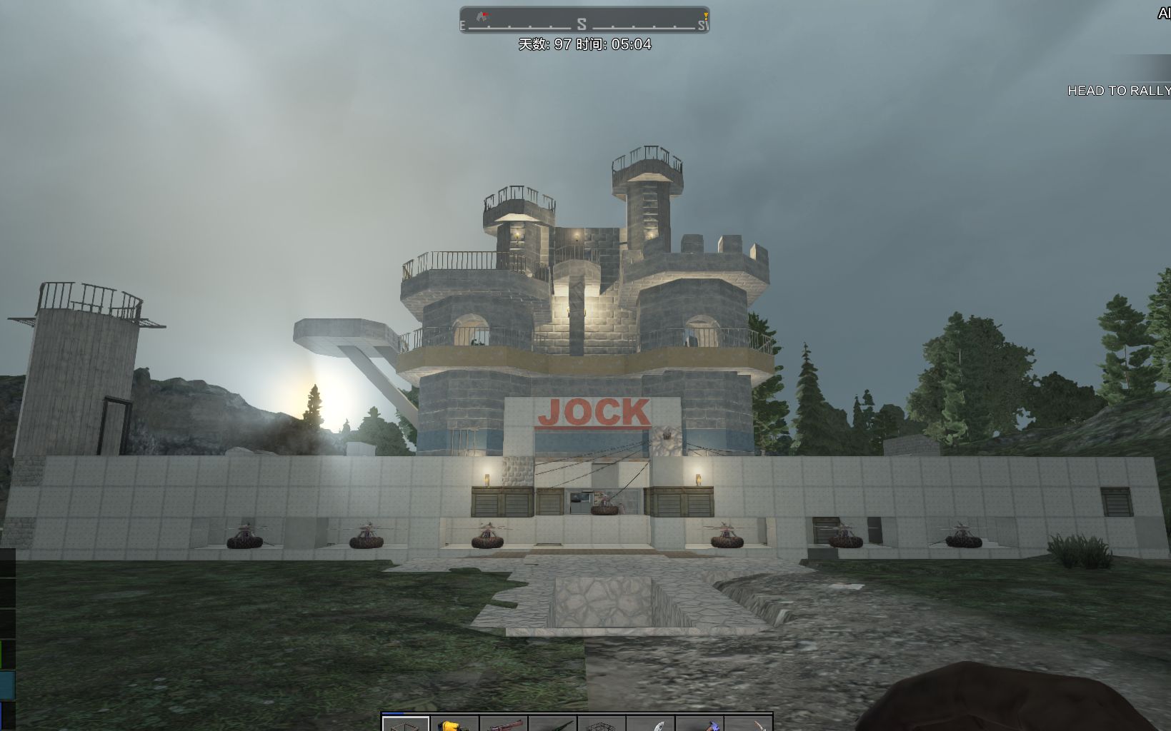 末日城堡终极改造打造不朽堡垒七日杀生存实况26期