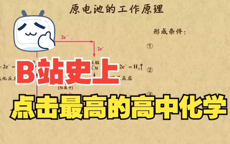 高中化学21电化基础原电池哔哩哔哩bilibili