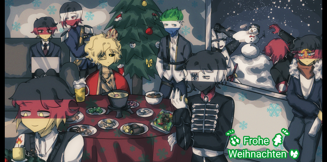 【CH/德家】Frohe Weihnachten!哔哩哔哩bilibili