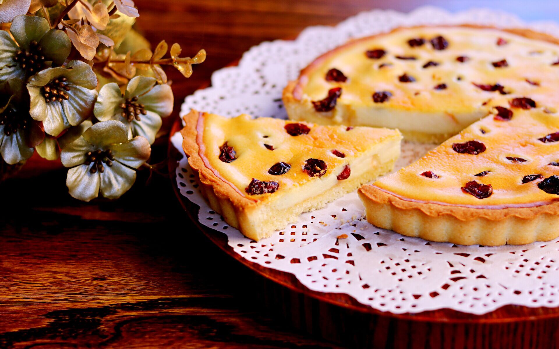 教你做情人节甜品蔓越莓芝士派_哔哩哔哩_bilibili