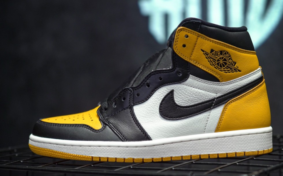 aj1 air jordan 1 high "taxi" 出租车 黑黄脚趾 yuan.prp