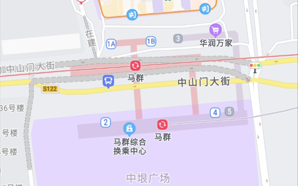 南京地铁马群站2号线与s6号线换乘过程实录