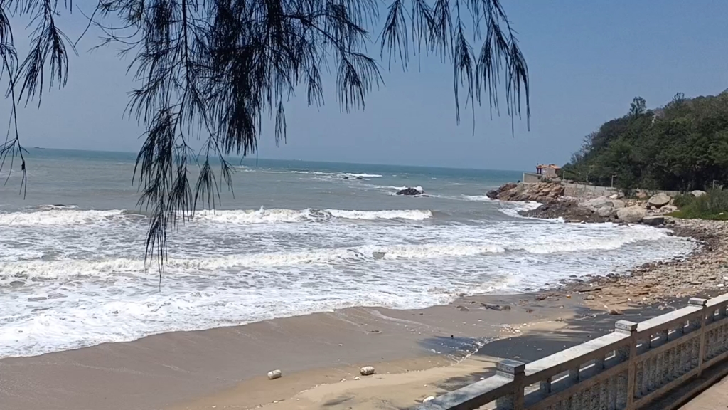 潮汕地区美丽的海边