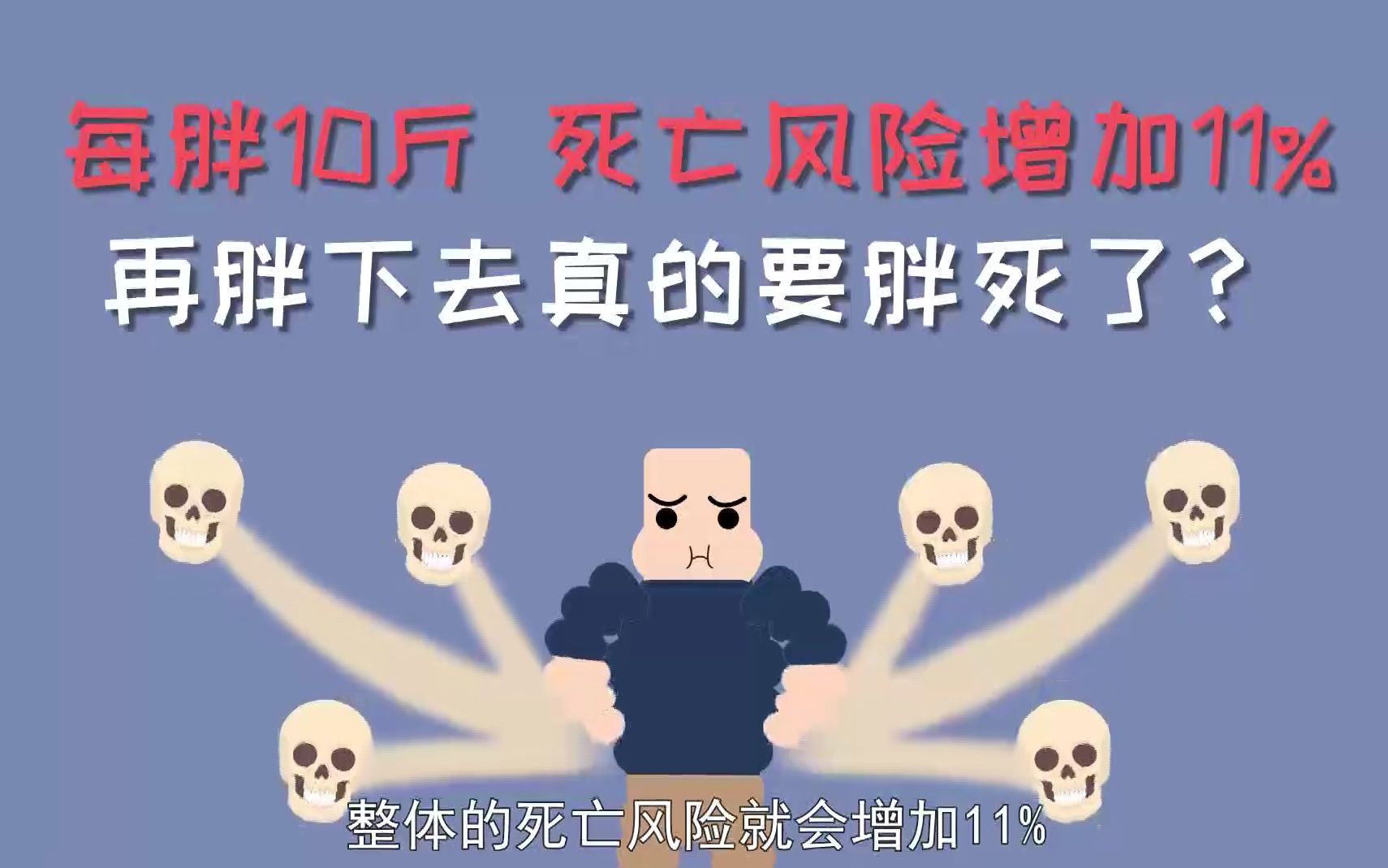 每胖10斤，死亡风险增加11%，再胖下去真的要胖死了？