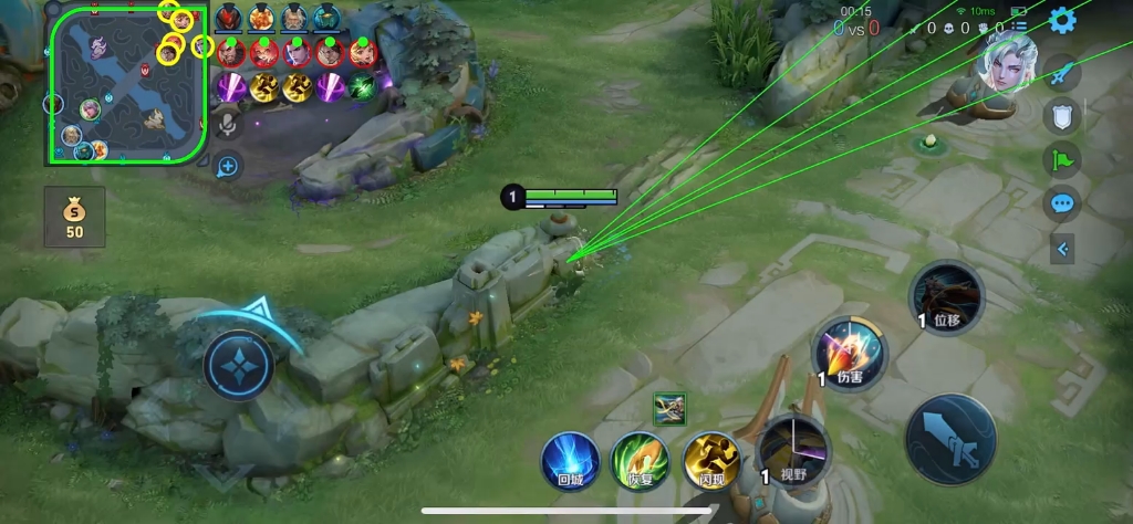 王者荣耀赛季末百里守约搭配全图天眼原来是这样的效果